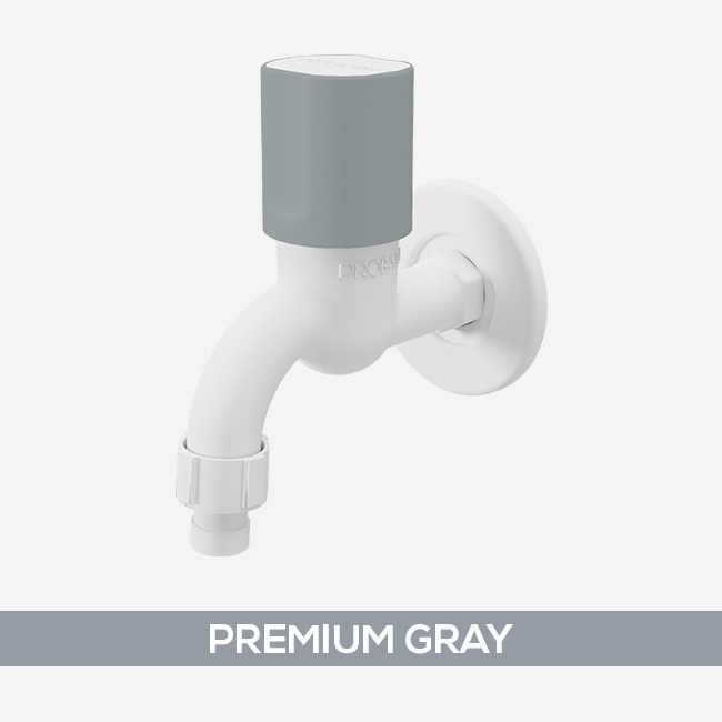 Probath PTMT Claro Gray Washing Machine Nozzel Tap
