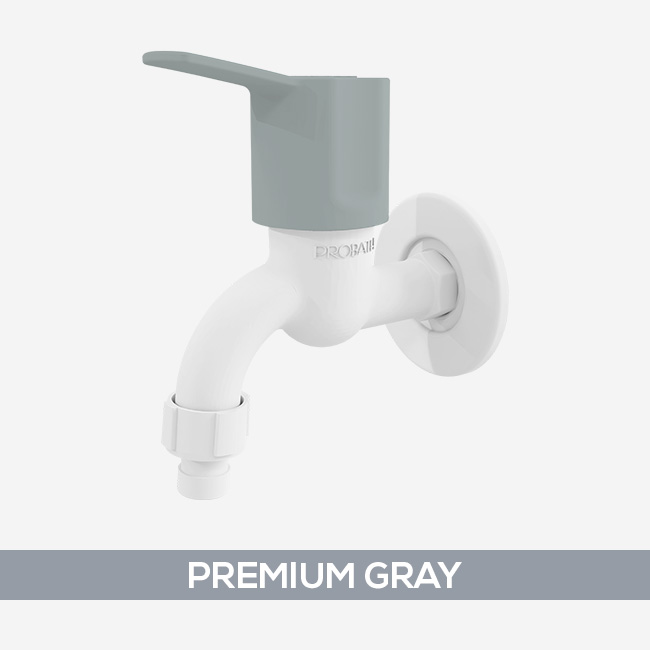 Probath PTMT Vanta Gray Washing Machine Nozzel Tap