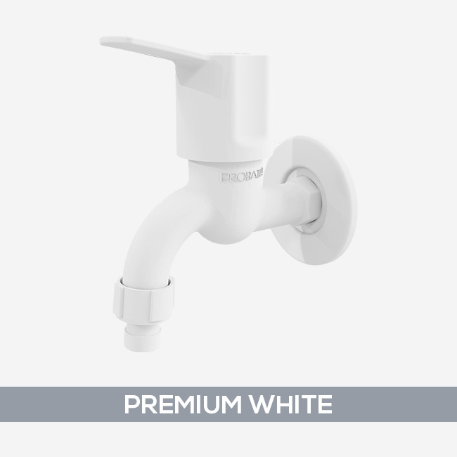Probath PTMT Vanta White Washing Machine Nozzel Tap